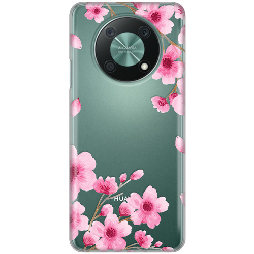 Torbica Silikonska Print Skin za Huawei Nova Y90 Rose Flowers slika 1