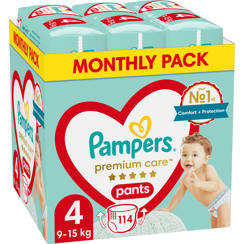 Pampers Premium Care Pants pelene-gaćice XXL mjesečno pakiranje slika 2