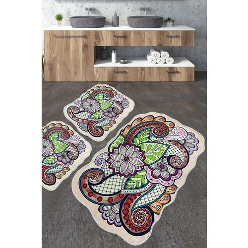 Forme Multicolor Bathmat Set (3 Pieces) slika 1