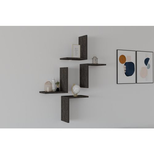 Face - Anthracite Anthracite Wall Shelf slika 1