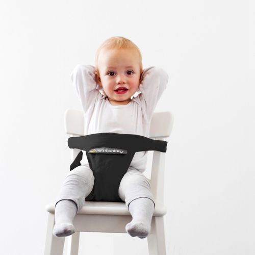 Minimonkey pojas za hranjenje Mini Chair, crna slika 2