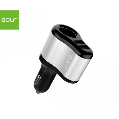 Auto punjač 2USB + utičnica GOLF GF-C14 slika 2