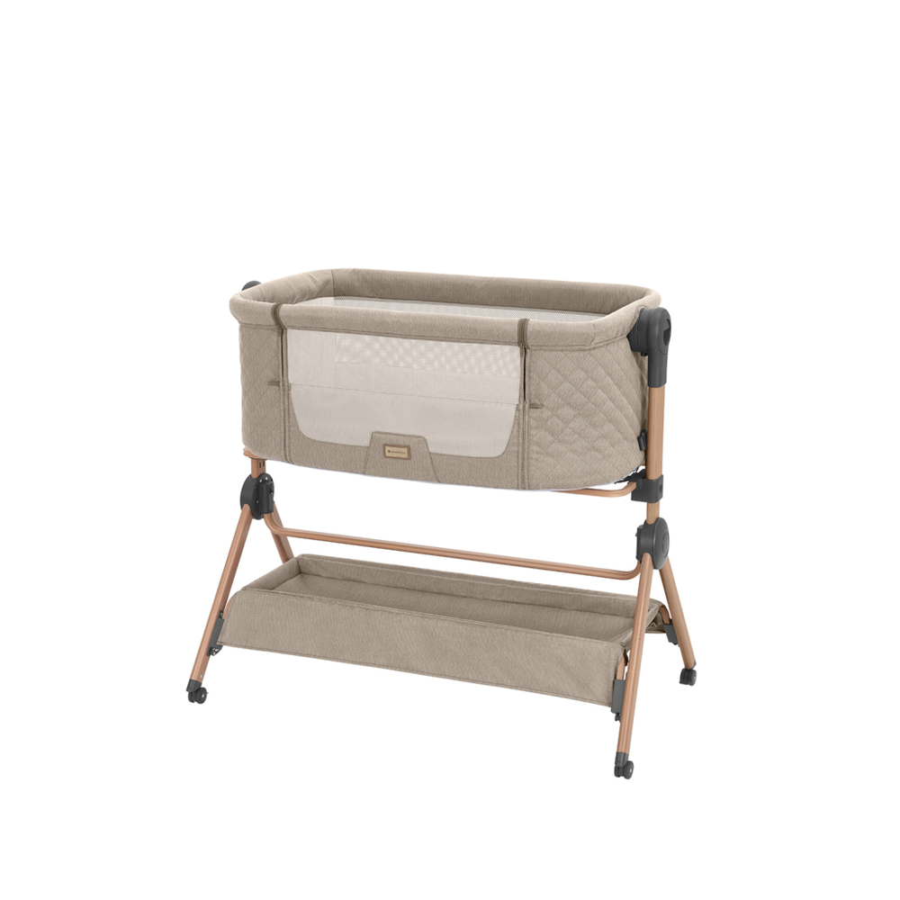 Kikka Boo Kolijevka + Hranilica Sleat Me 2u1, Beige slika 4