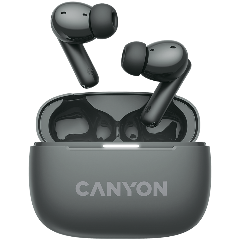 CANYON OnGo TWS-10 ANC+ENC Bežične Slušalice sa Mikrofonom, Crne slika 1
