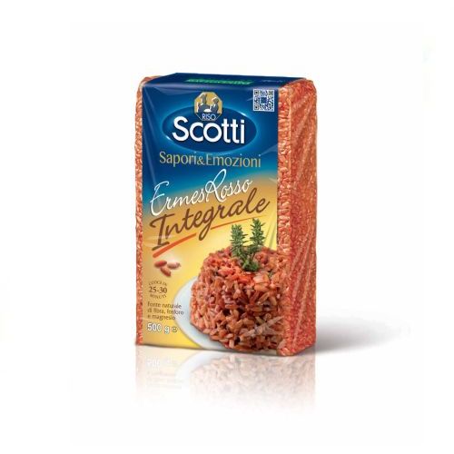 Riso Scotti – ERMES – integralna (crvena) riža 500 g slika 1