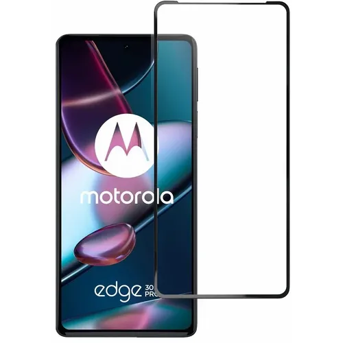 Blue Star kaljeno staklo sa okvirom za – Motorola Edge 30 Pro crno slika 2