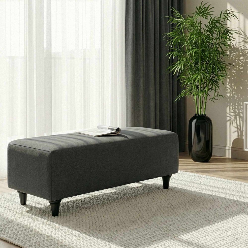 Pouffe Flavia - Tamno Siva slika 1