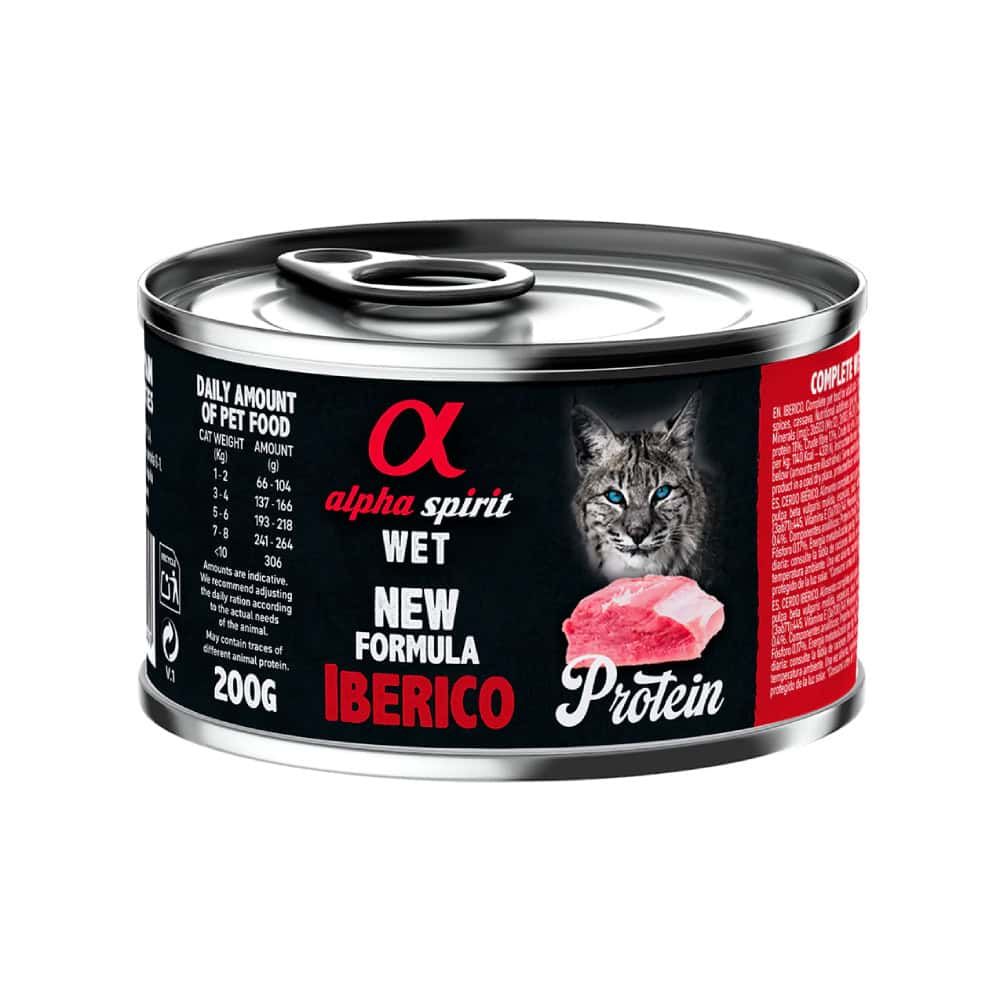 Alpha Spirit – iberico, hrana za mačke 200g slika 1