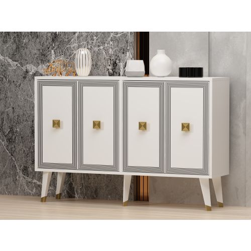 Ansel - White, Gold White
Gold Console slika 2