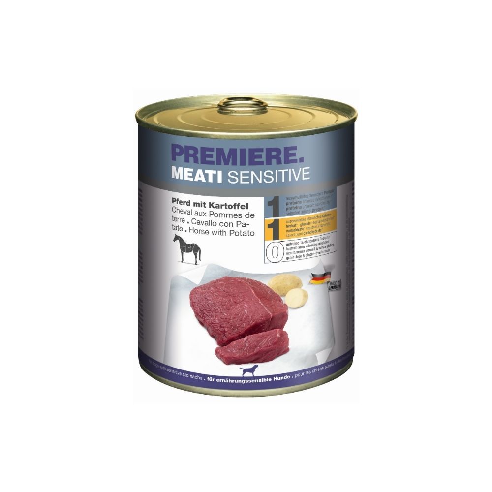 Premiere Meati Sensitive konjetina i krumpir, konzerva 800g slika 1