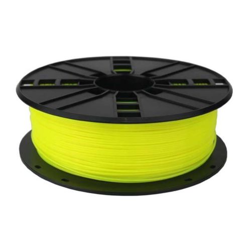 Gembird PLA filament for 3D printer, Fluorescent Yellow, 1.75 mm, 1 kg slika 1