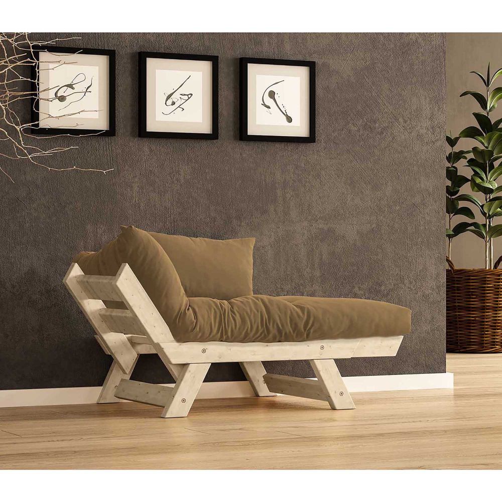 Sofa za baštu, 1 mjesto, CPT8142-140, boje: prirodni kamel slika 2