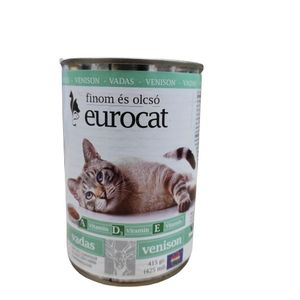 Euro cat konzervirana hrana za odrasle mačke 415G divljač 