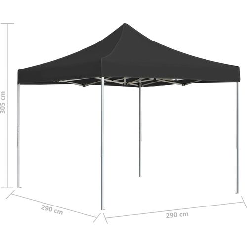 Profesionalni sklopivi šator za zabave 3 x 3 m antracit slika 30
