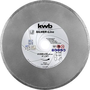 KWB dijamant ploča 230x22 mm glatka za keramiku, pločice i mramor, aggreso-flex, white line