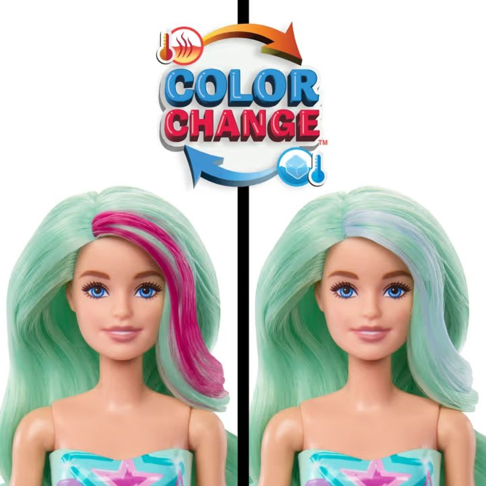 Barbie Lutka Color Reveal - Morska sirena slika 4