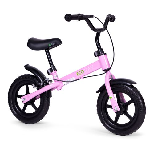 ecotoys dječji bicikl guralica bez pedala - rozi slika 2