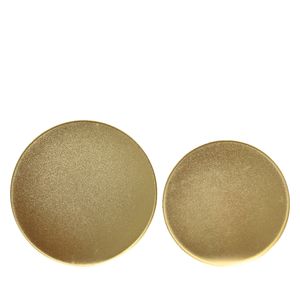 Dekorativna tacna 2pcs 35cm 386508 - Gold - KMG