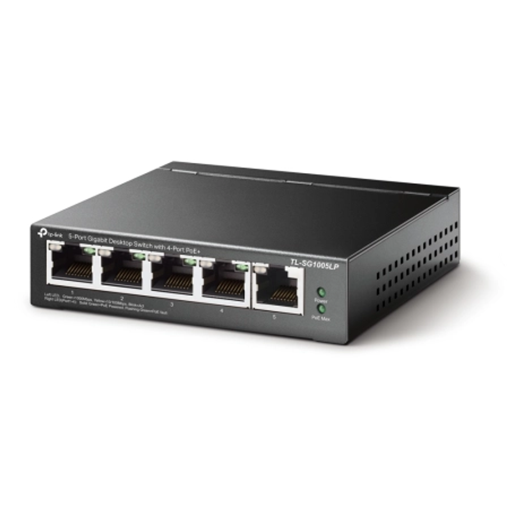 TP-Link TL-SG1005LP Switch 5-Port 10/100/1000Mbps with 4-Port PoE slika 2