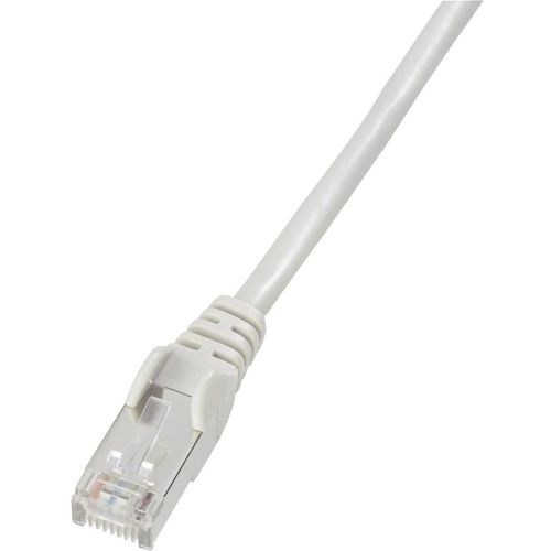 Digitus DK-1531-100 RJ45 mrežni kabel, Patch kabel cat 5e SF/UTP 10.00 m siva  1 St. slika 1