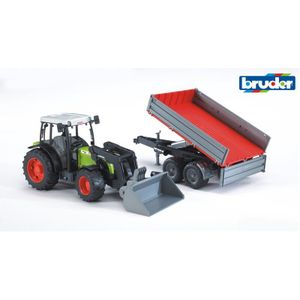 BRUDER traktor Class Nectis s prikolico 02112