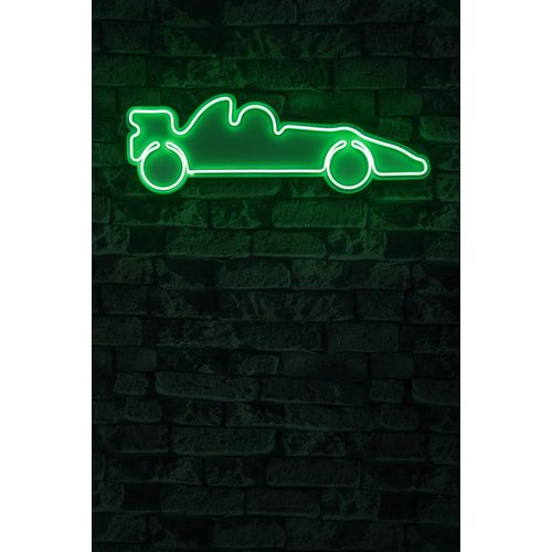 Wallity Ukrasna plastična LED rasvjeta, Formula 1 Race Car - Green slika 2