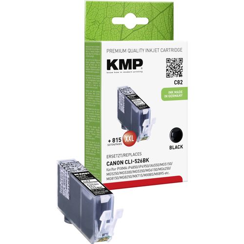 KMP tinta zamijenjen Canon CLI-526 kompatibilan  foto crna C82 1514,0001 slika 2