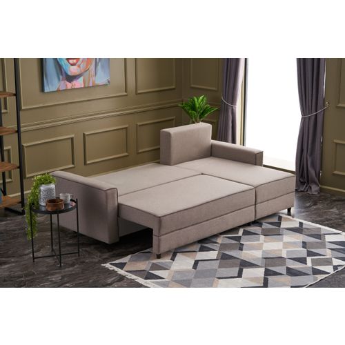 Atelier Del Sofa Kutna garnitura na razvlačenje, Krem, Ece Right - Cream slika 4