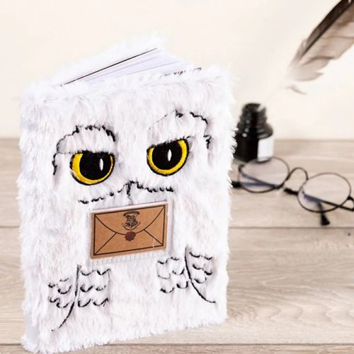 BLUE SKY HARRY POTTER A5 PLUSH HEDWIG NOTEBOOK slika 3