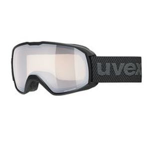 Uvex goggles XCITD V, black matt/silver-clear