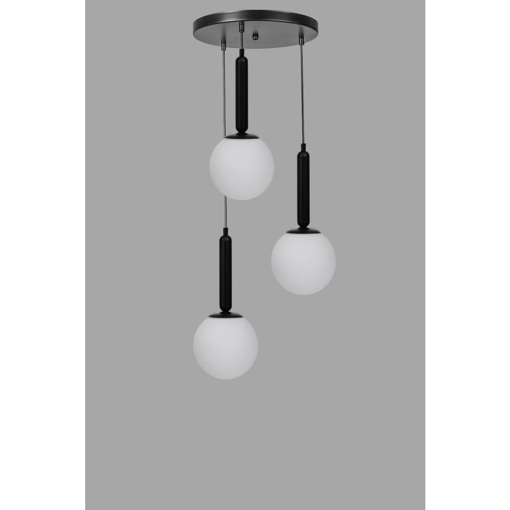Opviq Luster 000, Bijela, Crna slika 2