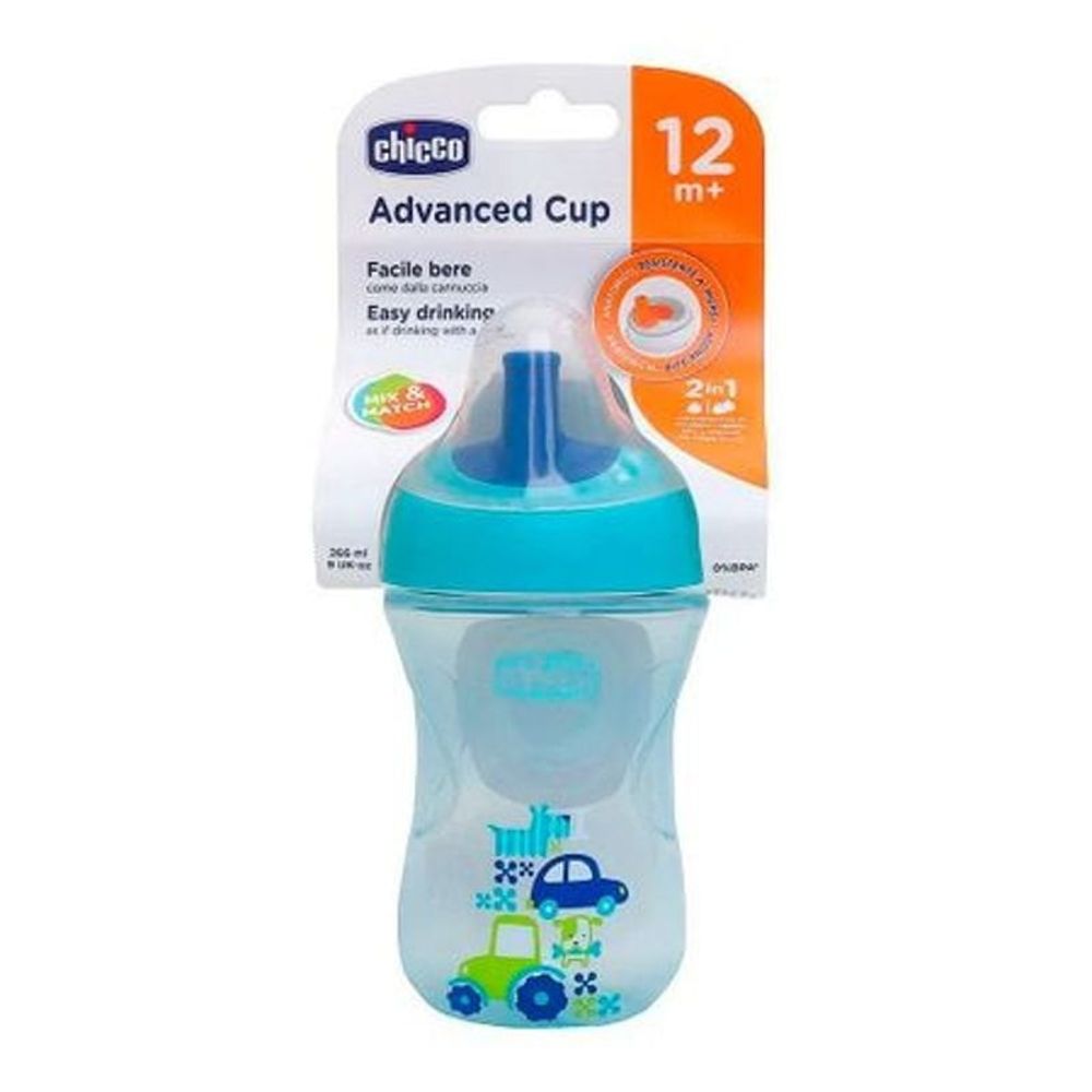 Chicco Čaša ADVANCED 12m+ 266ml, Plava slika 1