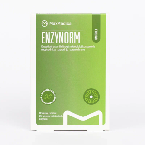 ENZYNORM MAXMEDICA A 20CPS - Digestivni Enzimi za Optimalno Varjenje