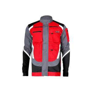 JAKNA CRNA-SIVA-CRVENA 100% PAMUK 2XL  L4040605