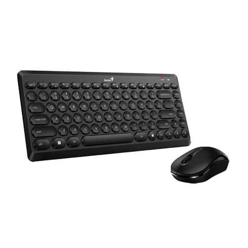 GENIUS LuxeMate Q8000 Wireless USB US crna tastatura + miš slika 3