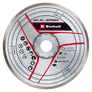 Einhell Pribor za rezače kamena Dijamantna rezna ploča 250x25,4 (brzina 80 m/s)