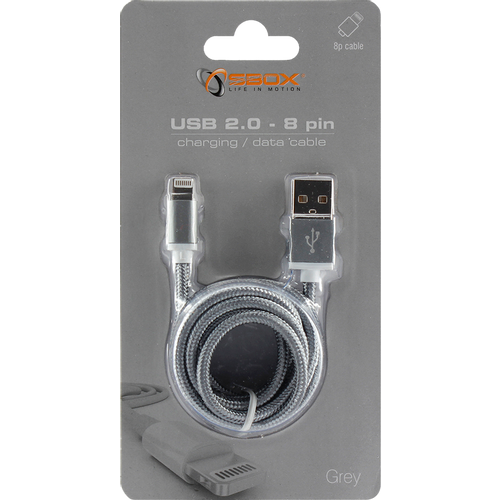 KABEL SBOX USB -> iPh.7 M/M 1,5M Blister Sivi  slika 7