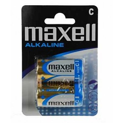 Maxell alkalne baterije LR-14/C, 2 komada slika 2