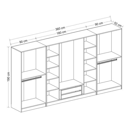 Kale - 5037 Beli Ormar slika 7