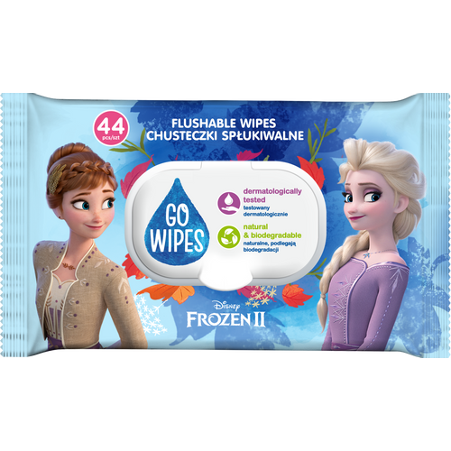 Gowipes vlažne maramice za bebe 2u1 Disney Frozen 44 komada slika 1