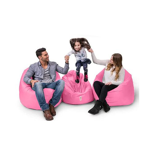 Iyzi 100 Cushion Pouf - Pink Pink Garden Bean Bag slika 5