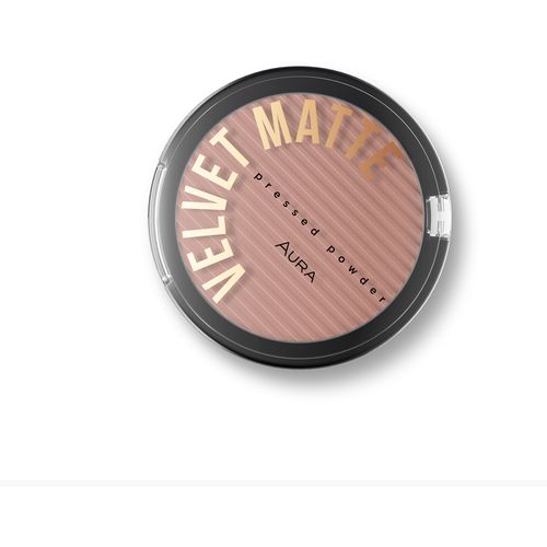 AURA Velvet Matte kompaktni puder 314 Chocolate slika 1