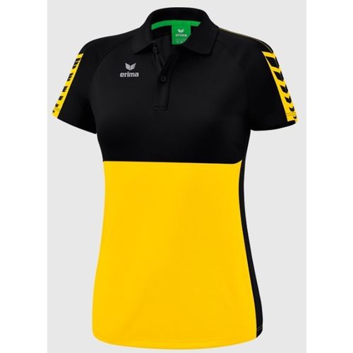 Ženska  Majica Erima Six Wings Polo Yellow/Black slika 1