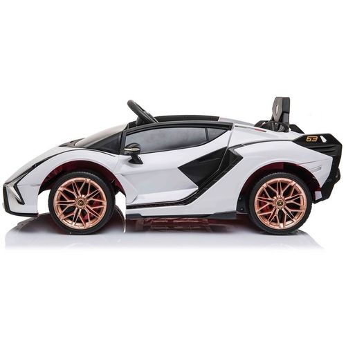 Licencirani Lamborghini Sian bijeli - auto na akumulator slika 3