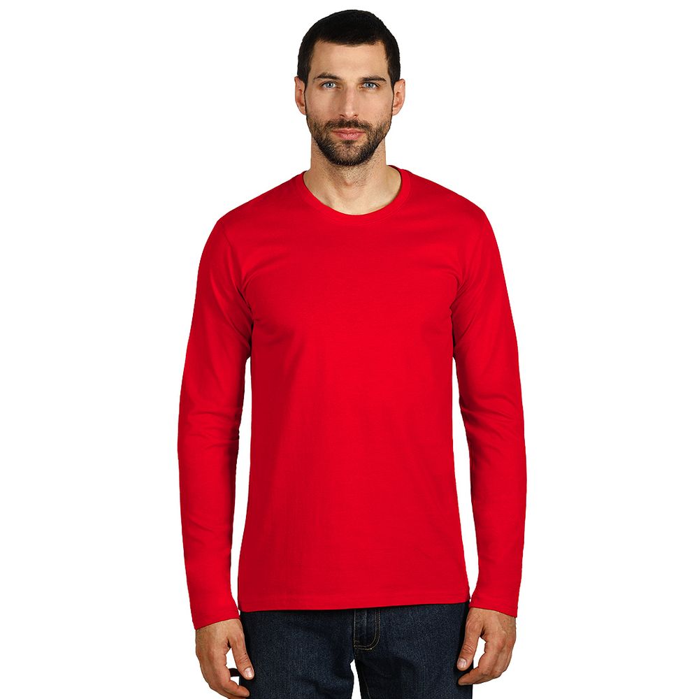 MAJOR, pamučna majica dugih rukava,crvena vel.3XL slika 1
