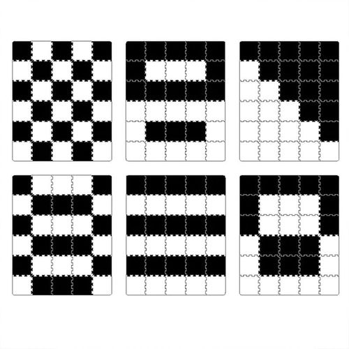 Kinderkraft puzzle LUNO, crne slika 13