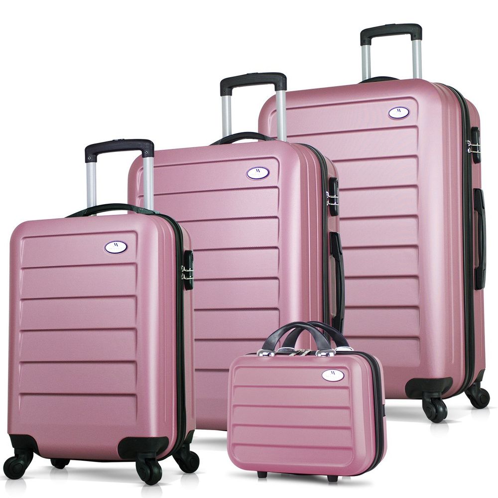 Set Kofera u Roze Zlatnoj Boji (4 Komada) slika 1