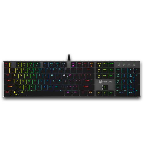 MEETION MK80 GEJMERSKA ULTRATANKA MEHANIČKA RGB Tastatura slika 1