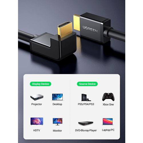 Ugreen kutni HDMI kabel 4K - 1M slika 2