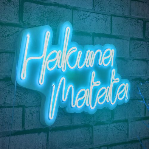 Wallity Ukrasna plastična LED rasvjeta, Hakuna Matata - Blue slika 9